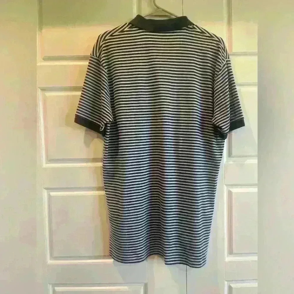 Polo by Ralph Lauren Size Medium Navy and White Striped - Picture 4 of 9
